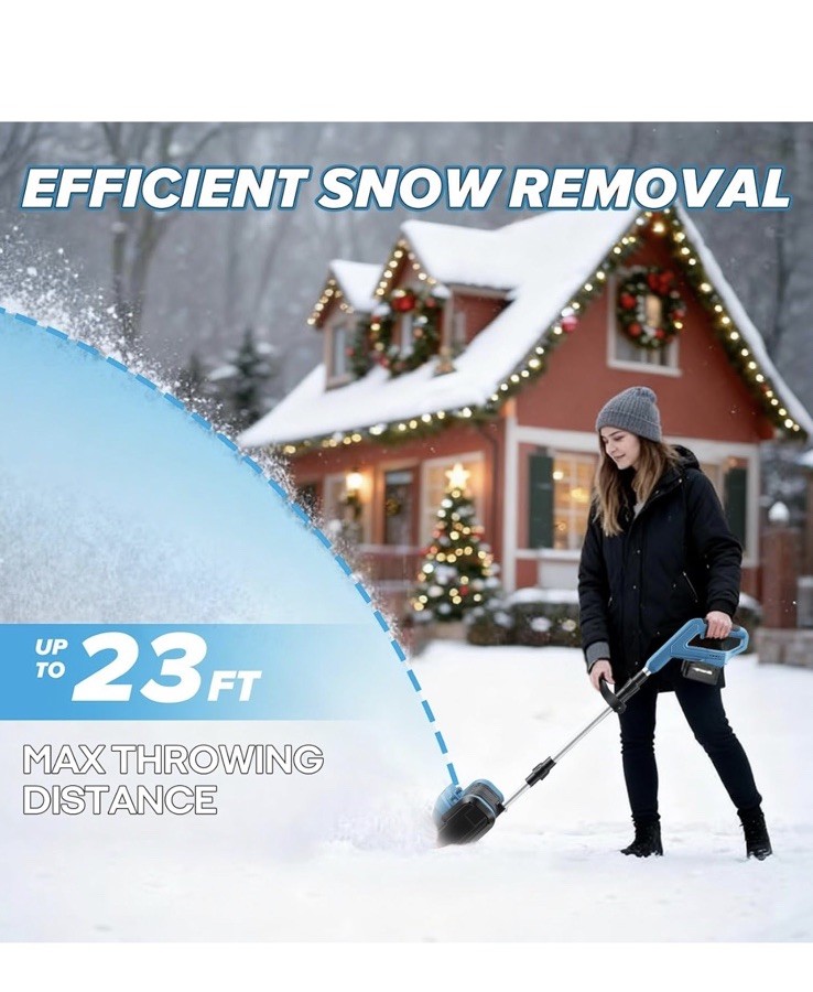 Snow Shovel “battery Not Include”