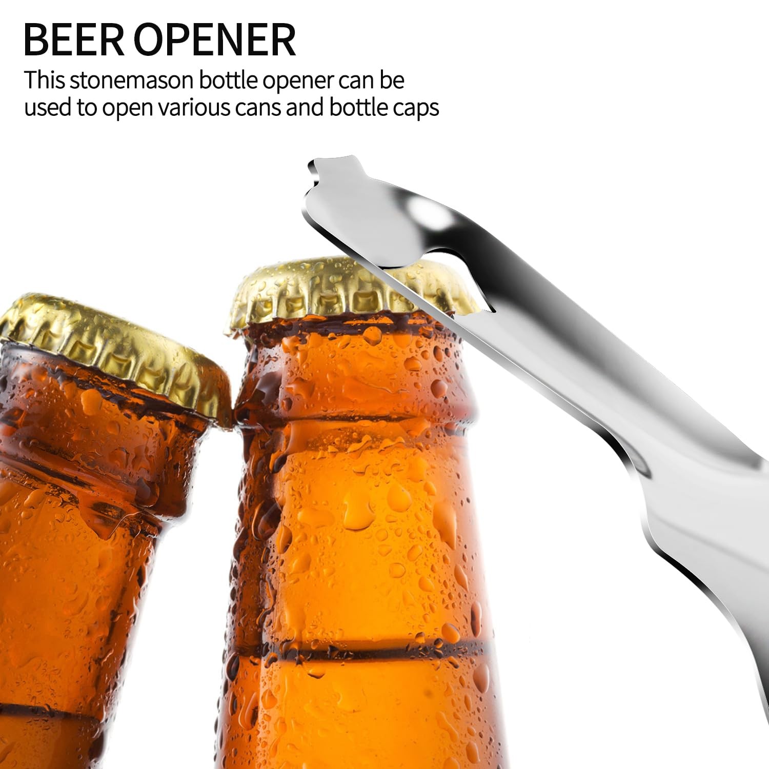 2 Pack Stainless Steel Multifunctional Mason Jar Opener, Easy Twist Manual Ha…