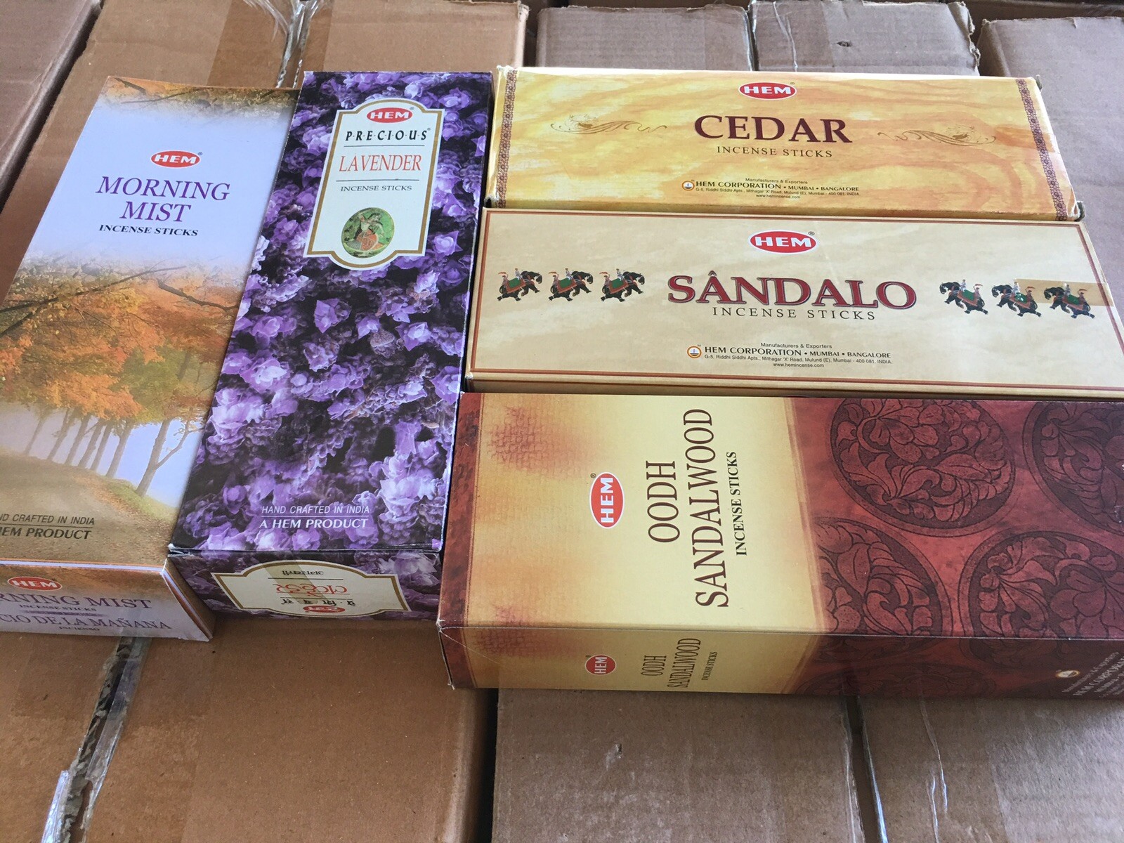 Hem Bulk Incense Sticks Box Choose Your Favorite Scent Free Shipping
