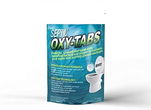 6-Months Professional Strength Septic Oxy-Tabs Septic Tank Treatment #1 BEST