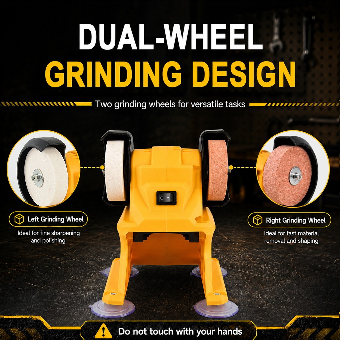 Mini Bench Grinder Polisher for Dewalt 20V Battery, Electric Belt Sander