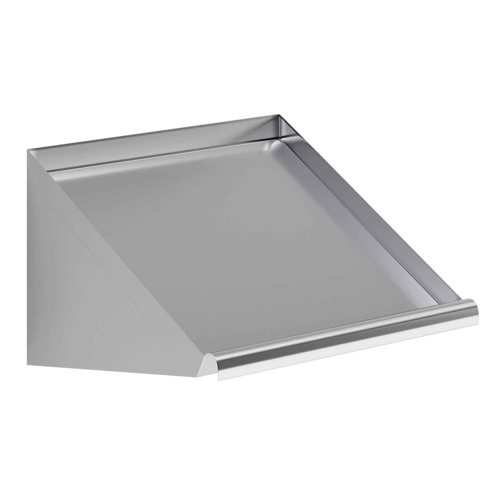 Stainless Steel Wall Mounted Slanted Rack Shelf