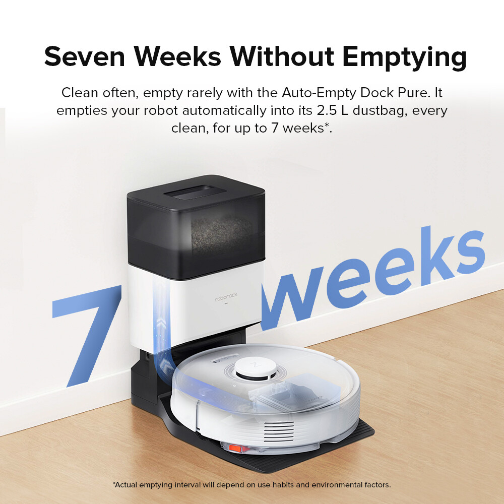 Roborock Q7 Max+ Self-Emptying Robot Vacuum Cleaner – Certified Refurbished