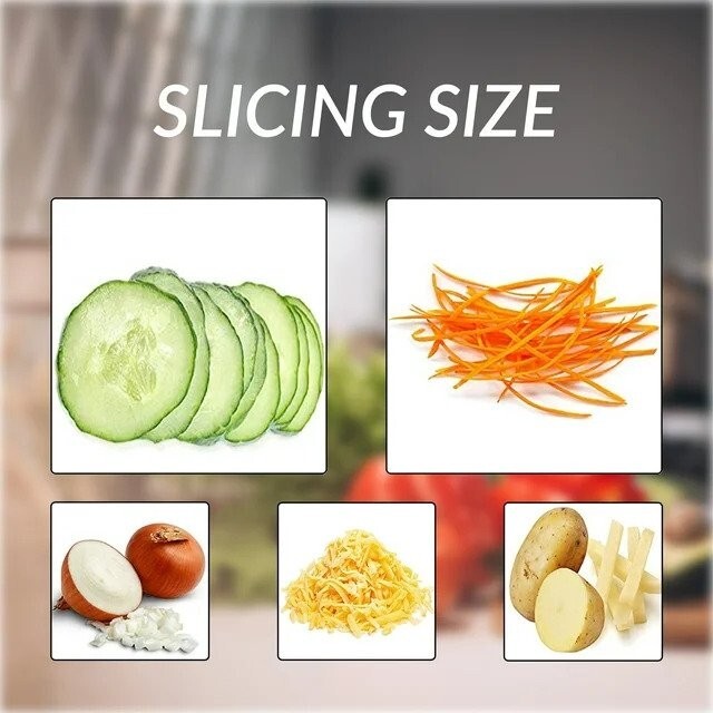 Multi 22-in-1 Veggie Mandoline Slicer Food Chopper Cutter for Tomato Fruit