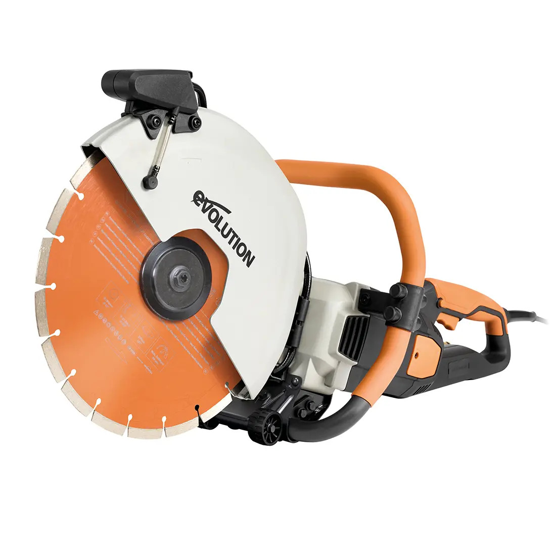 Evolution R14DCT | 14 in. | Electric Concrete Cut-Off Saw | Disc Cutter | Water