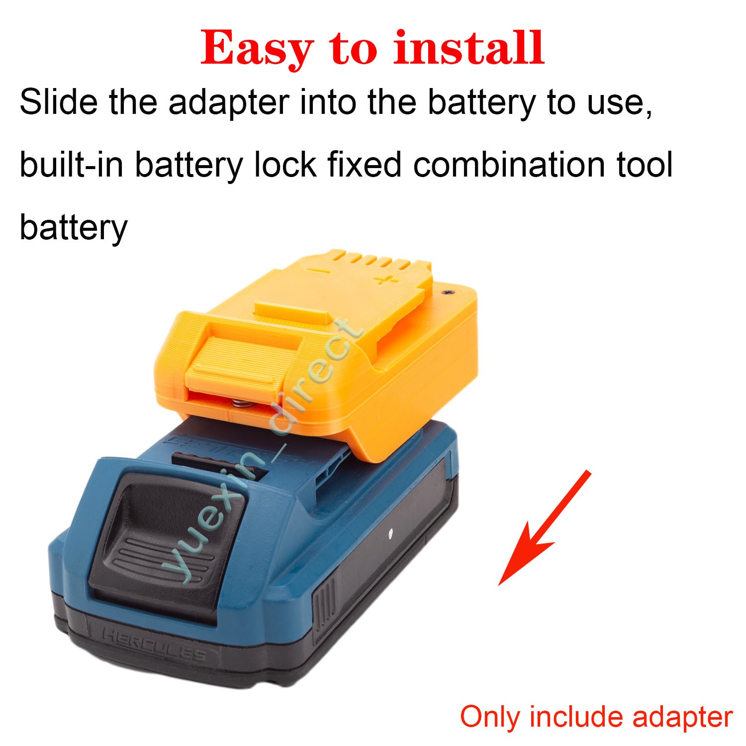 Battery Adapter Converter For Dewalt 20V Convert to for Hercules 20V Series