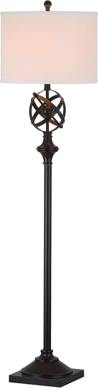 Franklin Rustic Farmhouse 60-Inch Floor Lamp with LED Bulb – Oil-Rubbed Bronze
