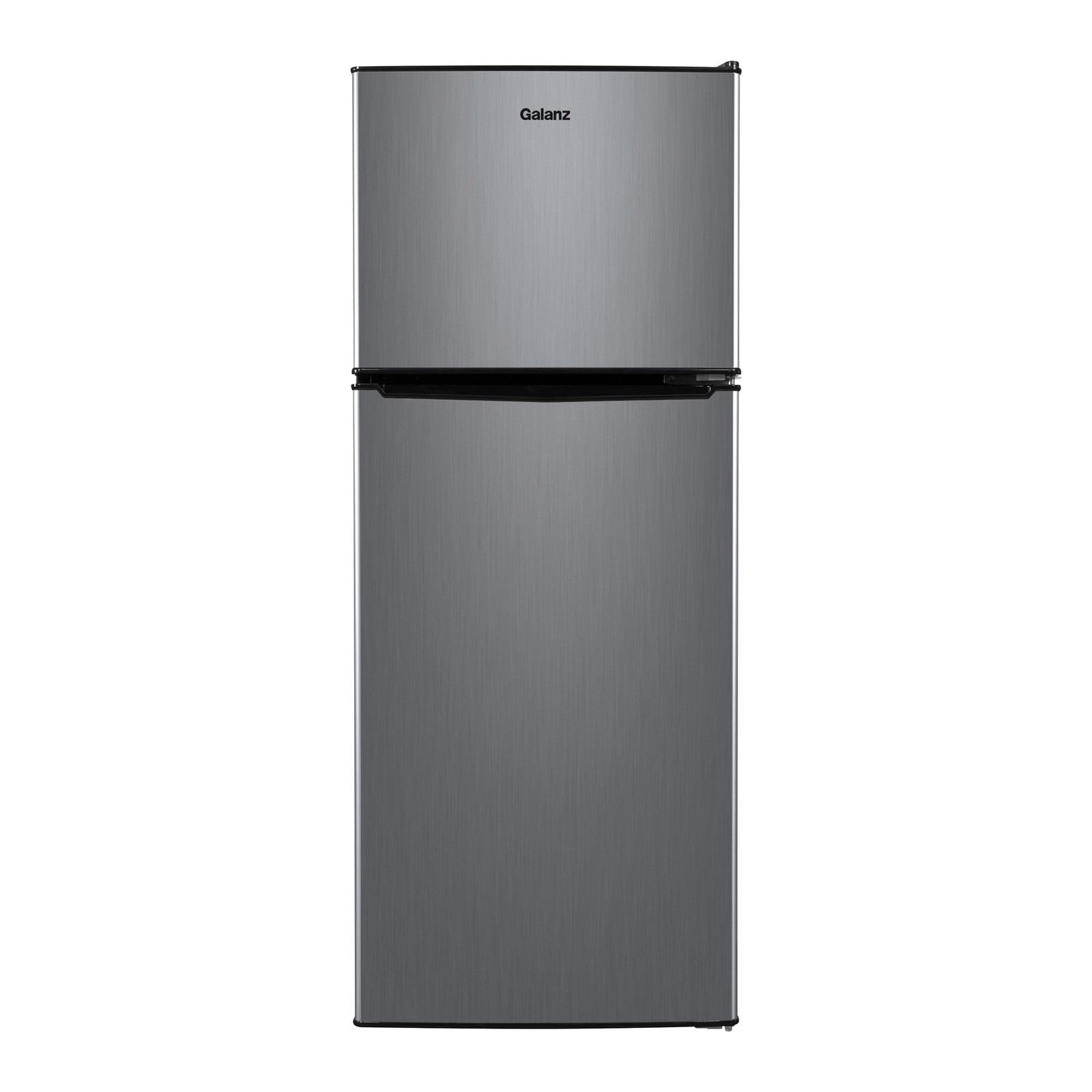4.6. Cu Ft Two Door Mini Refrigerator with Freezer, Stainless Steel, New