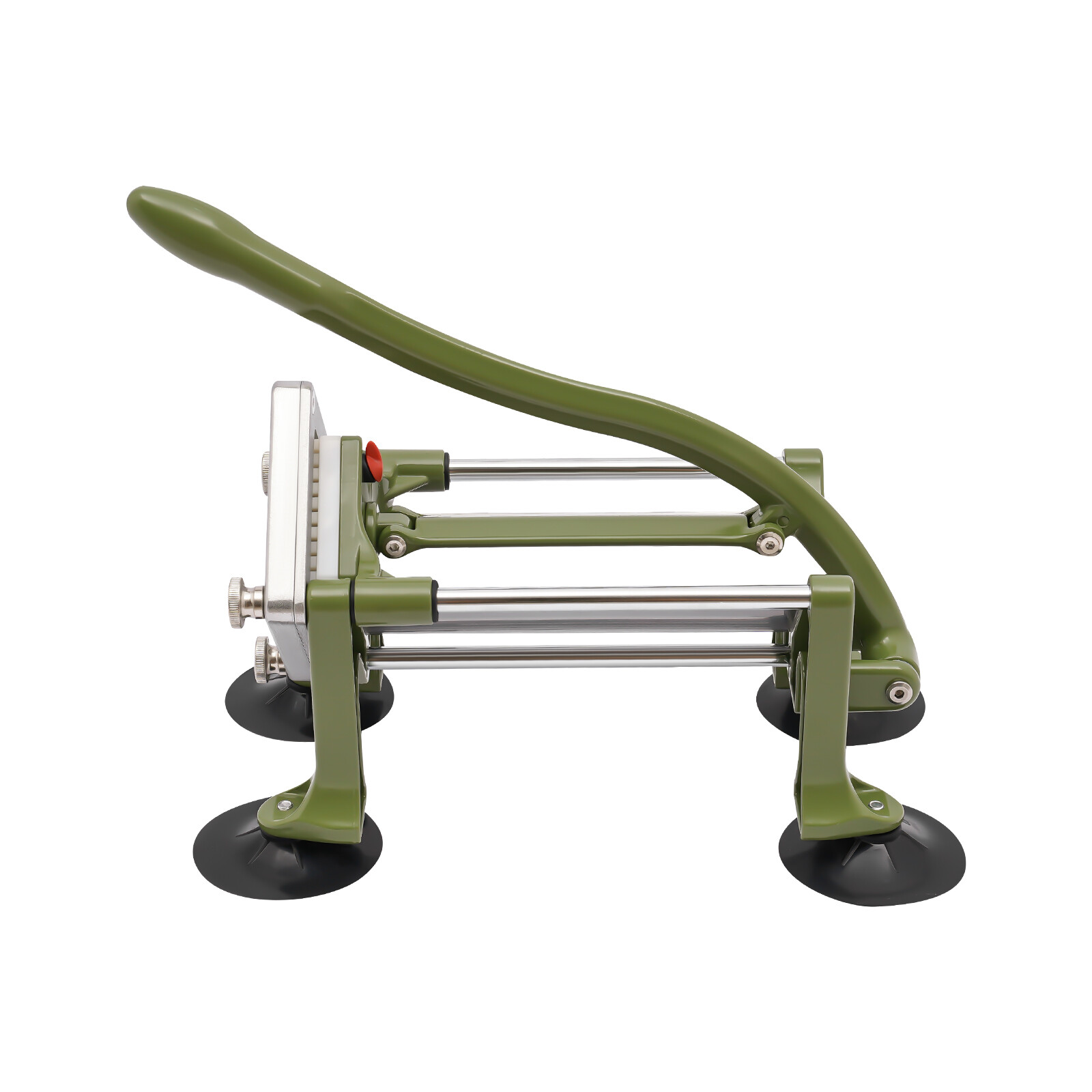 Green 14.2*8.7*13.3in SS& Plastic Manual French Fry Cutter With 1/4in Blade