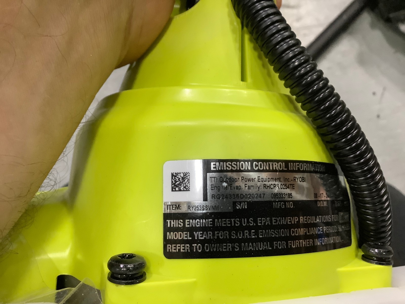 Ryobi 2-Cycle Gas String Trimmer 25cc Crank Weed Eater Straight Shaft RY253SS