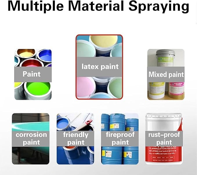 For Makita Airless Paint Sprayer for Wall Paints Varnishes 18-21V With Battery