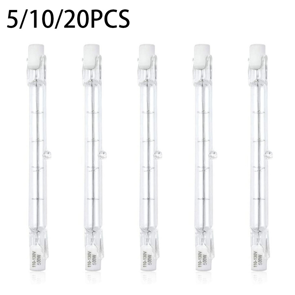 Halogen Light Bulb 120V 500W 500 Watt J Type T3 R7S 118MM Double Ended 4.6inch^^