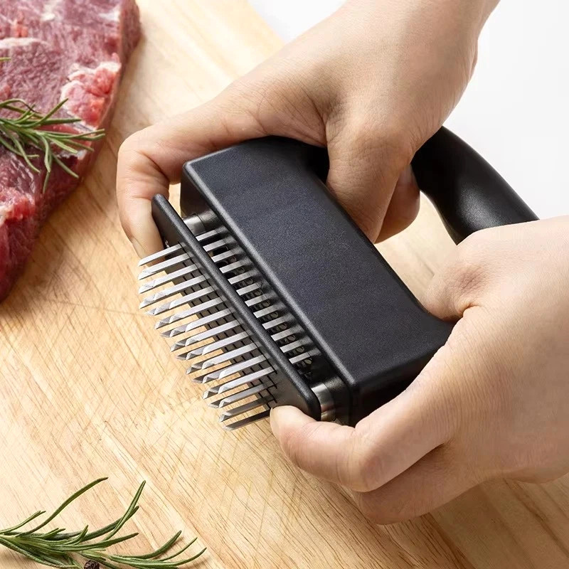 1PACK Meat Tenderizer Tool Stainless Steel Needle Cooking Hammer Kitchen Tool