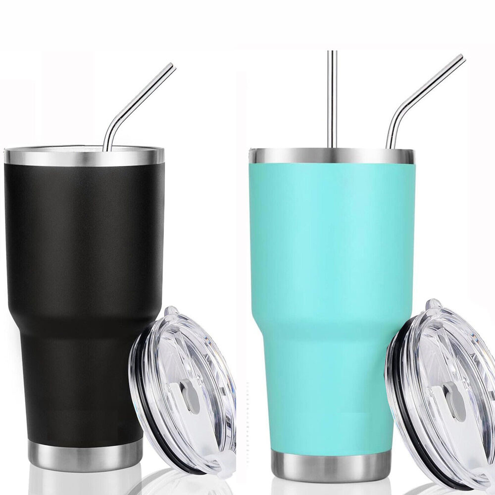 30OZ Tumbler, Set of 2 Stainless Steel Vacuum Insulated Coffee Travel Mug Gift