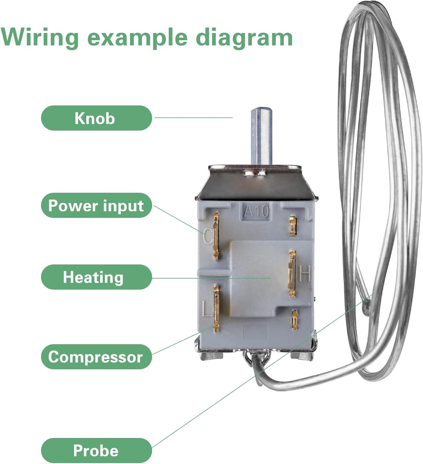 Mini Fridge Thermostat WDF-16 – 3-Pin Universal Freezer Controller 250V