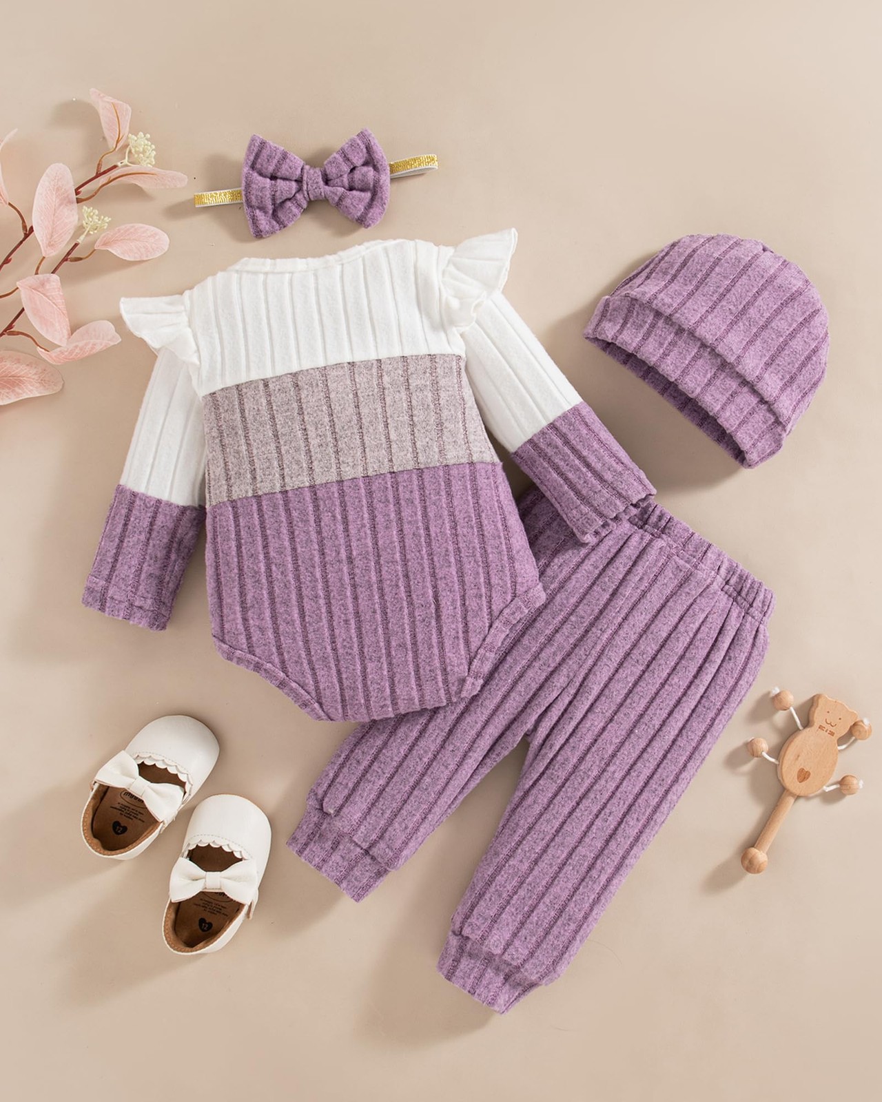 Mioglrie Newborn Girl Clothes 0-3 Months Baby Girl Clothes Infant Fall Winter Ou