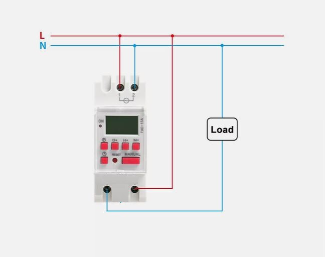 220V 7 Day Timer Programmable 24 hrs Weekly Digital Time Switch 240V FREE DIN