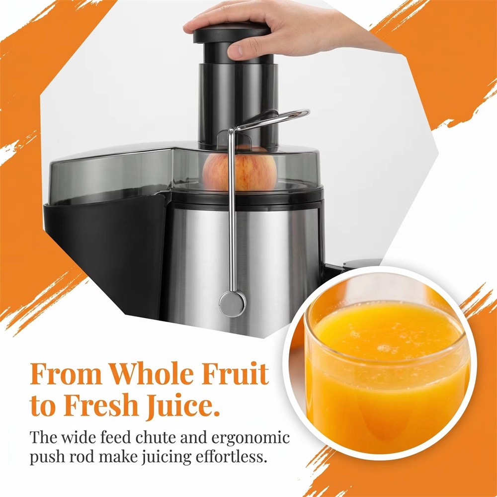 800W Electric Juicer Fruit Vegetable Blender Juice Extractor Machine 2 Speeds