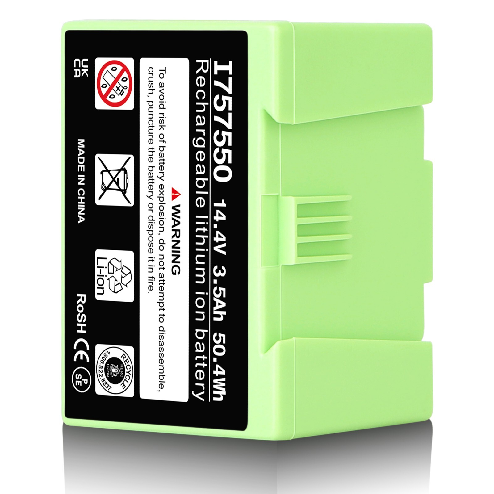 2x 3.5Ah For iRobot Roomba 14.4V Lithium Battery e5 e6 i3 i4 i6 ABL-D1 3.5Ah i7
