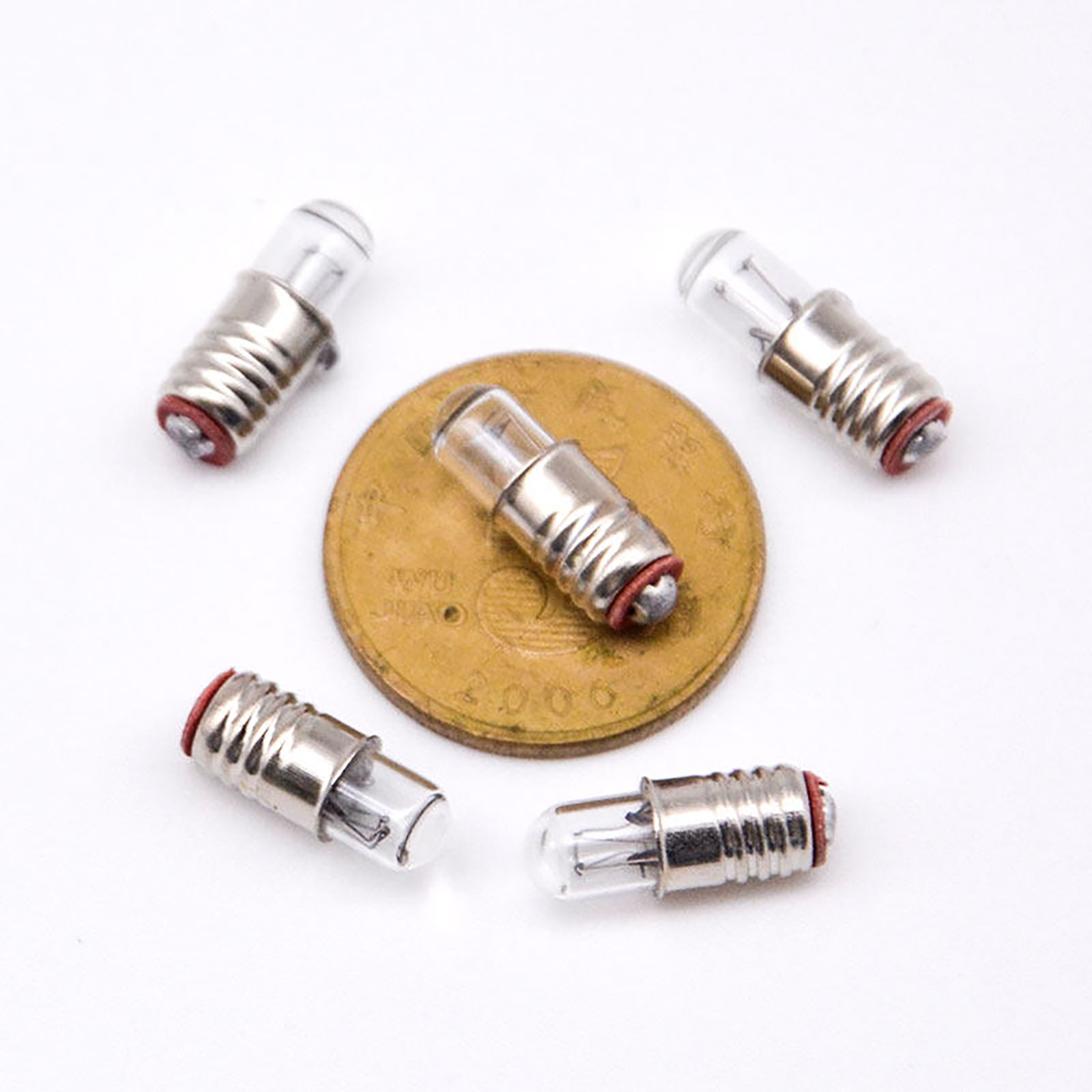 E5 Screw Lamp Miniature Signal Indicator Warning Light Bulb 1.5V 2.5V 6V 12V 24V