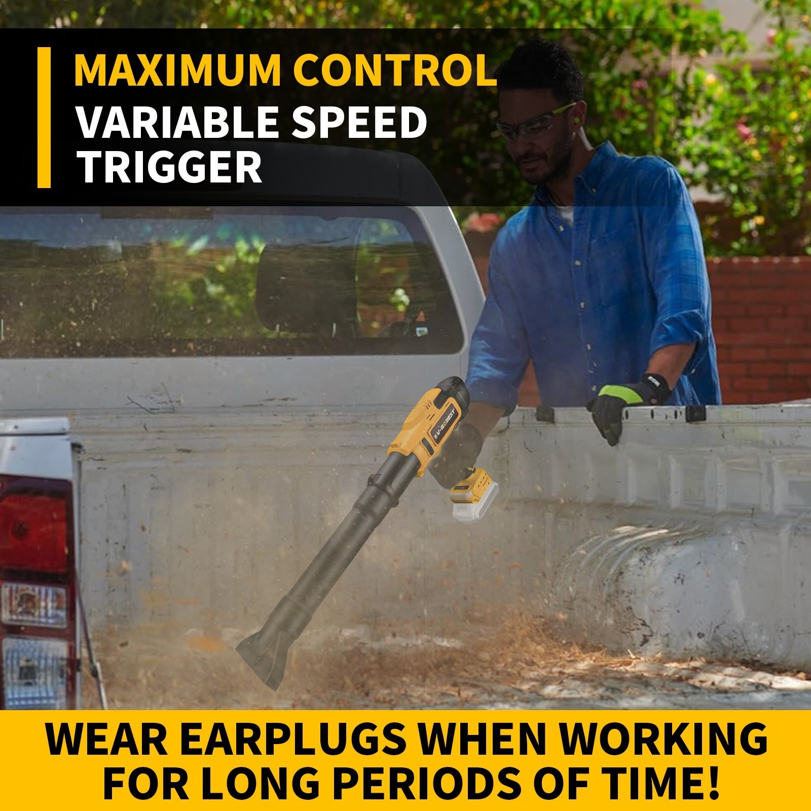 Brushless Cordless Turbine Leaf Blower Compact Handheld Blower w/2*4.0Ah Battery