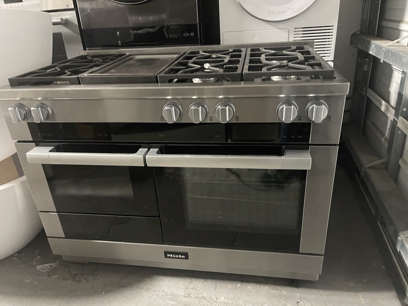 Miele HR1956- 3LP DFGD Series 48″ Smart Freestanding Dual Fuel Range