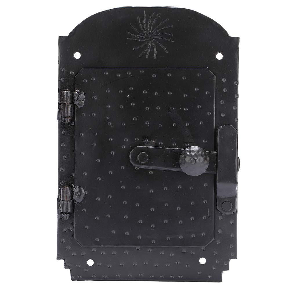 Hand Forged Speakeasy Door Grill With Viewing Door Black Powder Coat Finish bpc