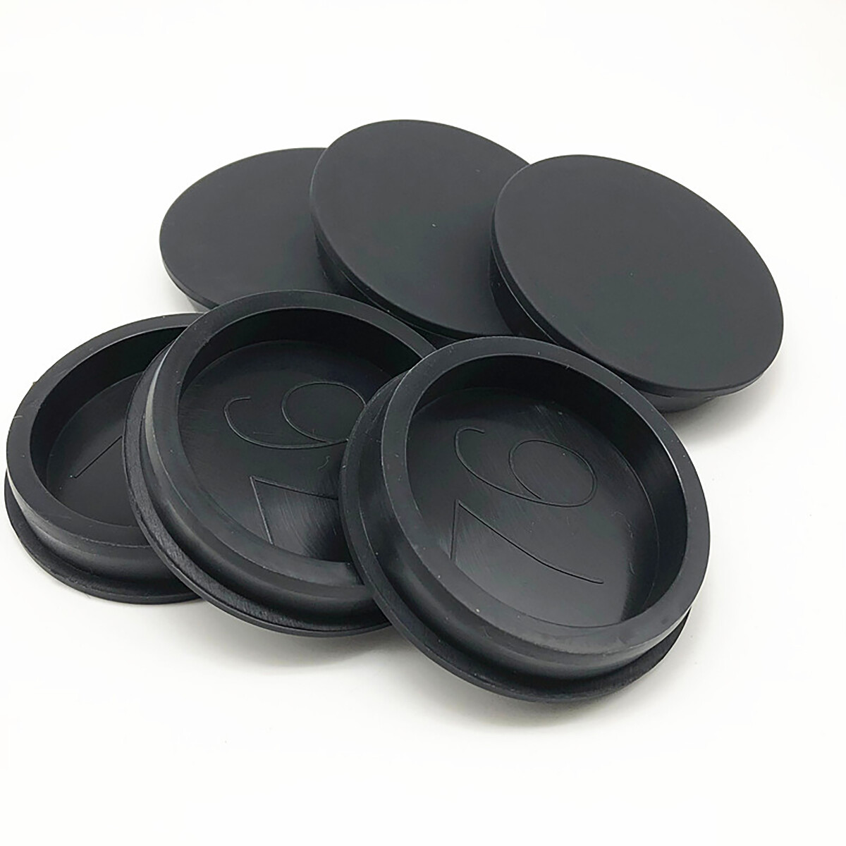 Black Rubber Hole Plug (9mm-101.5mm) – Durable Plug and Cap Ends for Holes