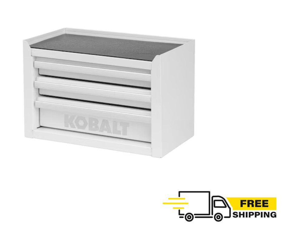 Kobalt Mini 3 Drawer Steel Tool Box Jewelry Box Rare – Choose Color NEW