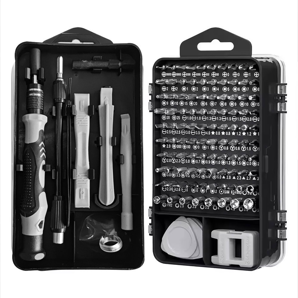 Magnetic Precision 115 in 1 Repair Screwdriver Set PC Phone Electronics Tool KBD