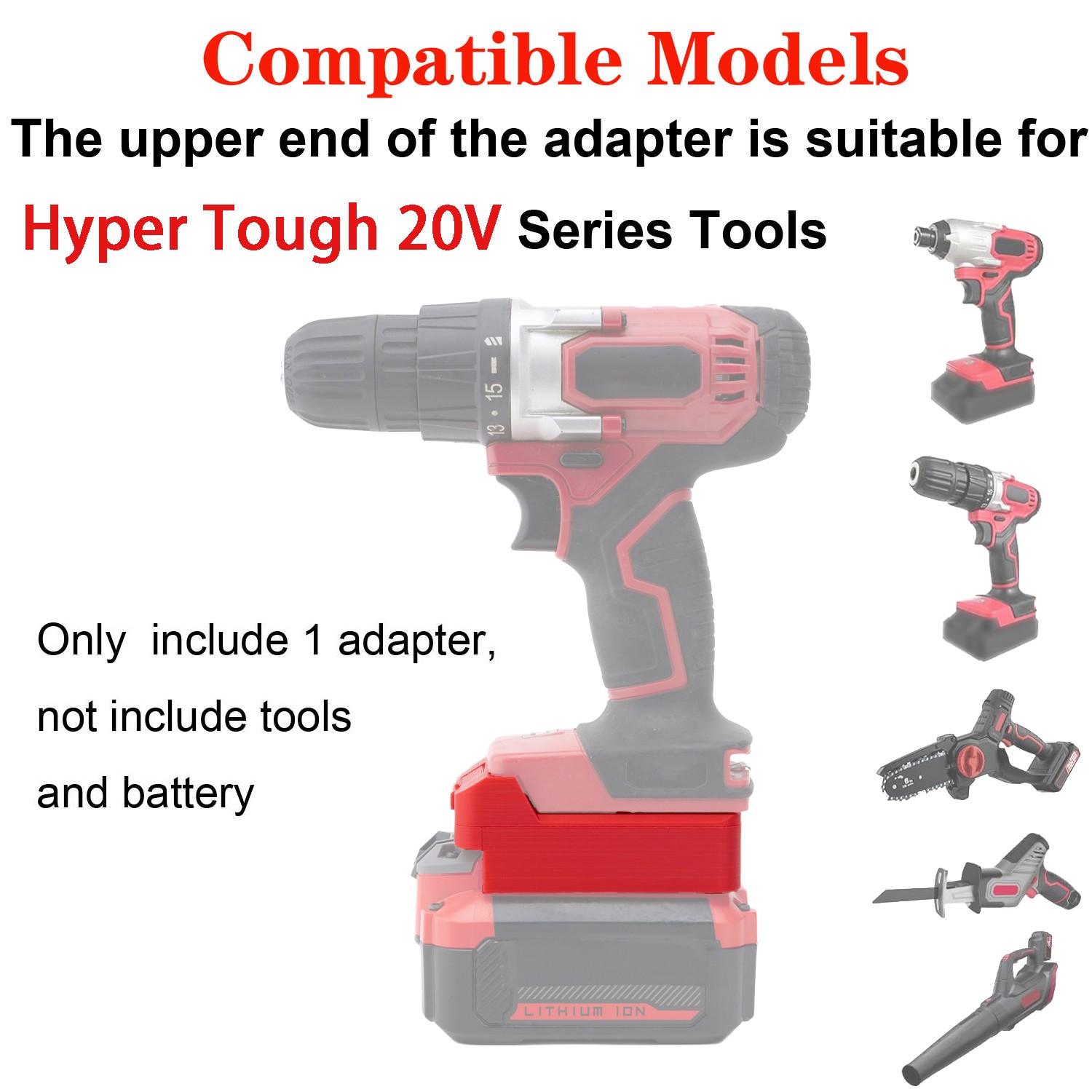 Adapter Craftsman V20 20V Battery Convert To For Hyper Tough 20V Cordless Tools