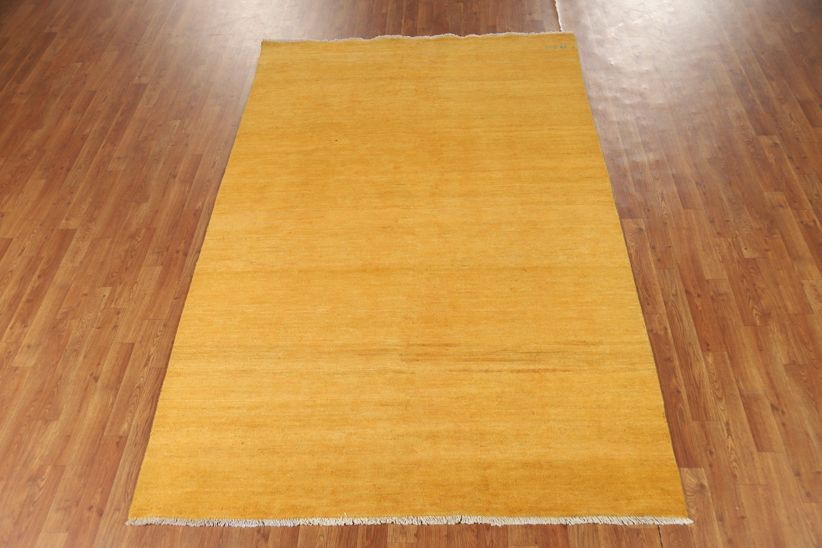 Yellow Modern Oriental Area Rug 5×8 Hand-knotted Wool Carpet for Any Room