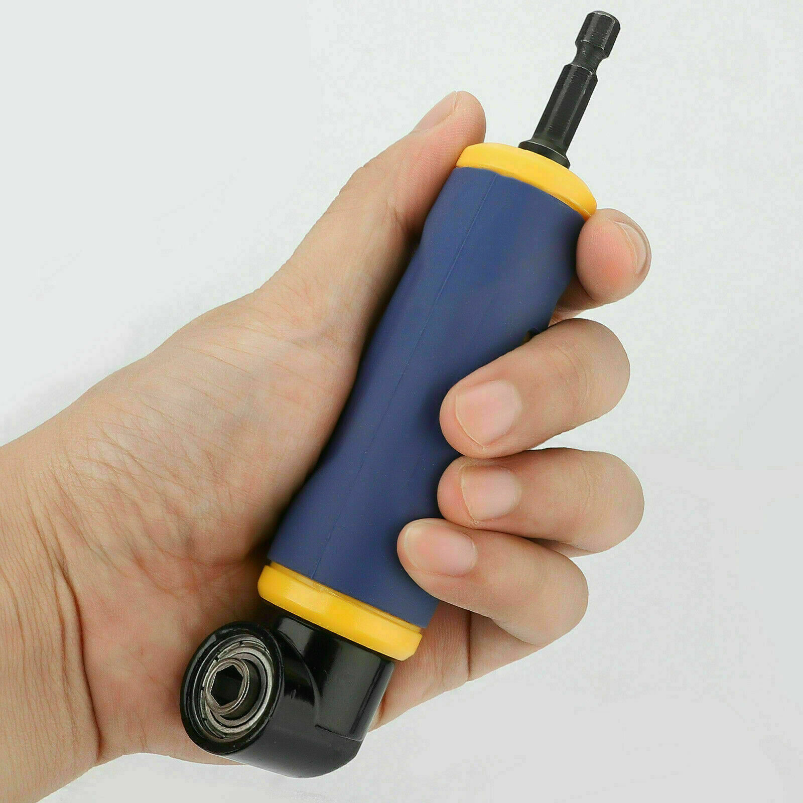 90°Right Angle Drill Adapter Extension Screwdriver Socket Holder Attachment Tool