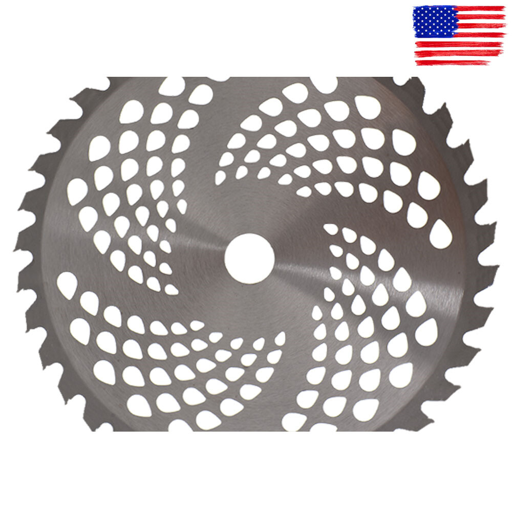 2 Pack -9″ x 36T Carbide Tip Brush Blades – For Cutter, Trimmer, Weed Eater