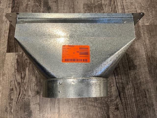14 In. X 6 In. to 8 In. Universal Register Box with Flange Galvanized Steel USA