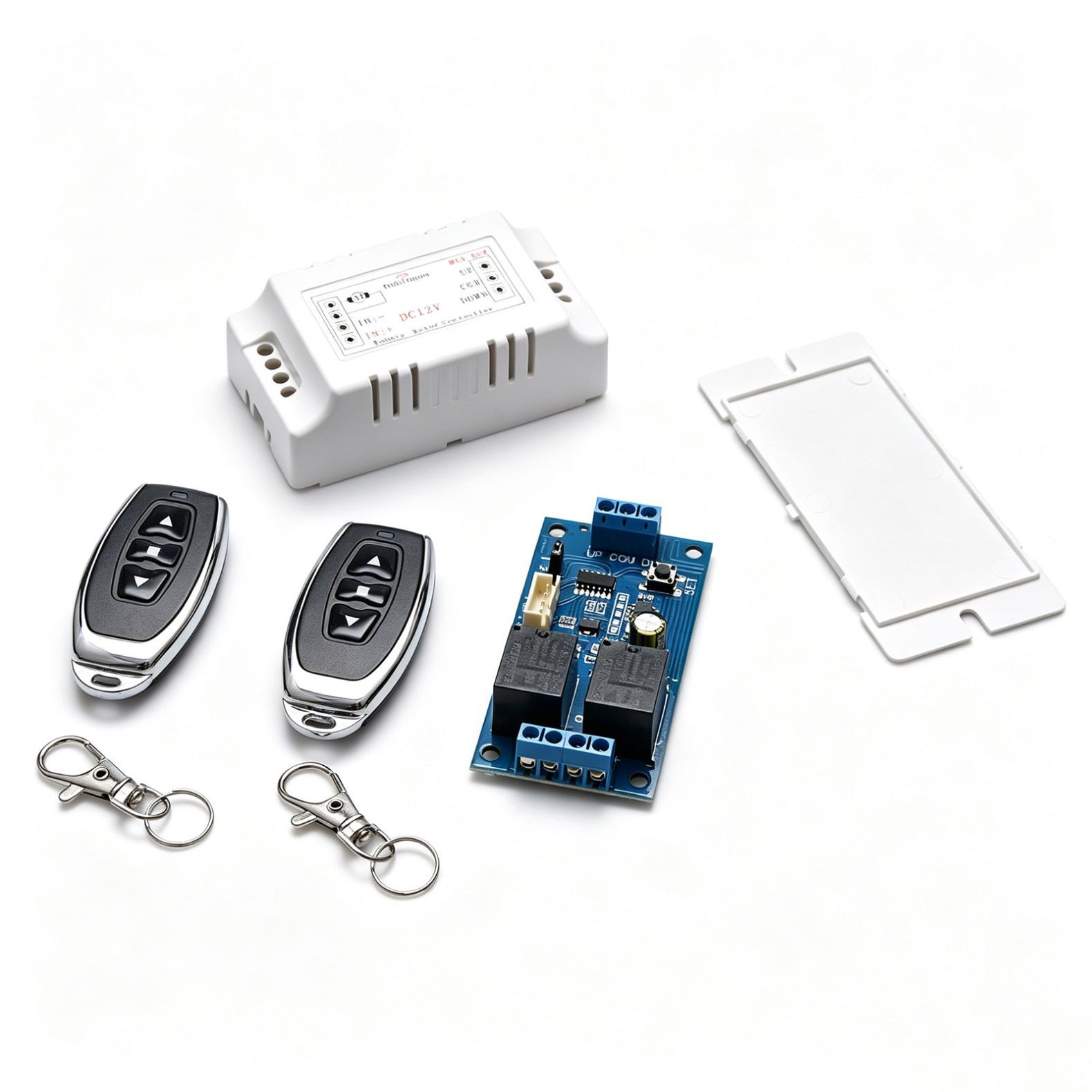 Remote Control Motor Wireless Remote Switch 12V Universal 2 Channel RF433MHz