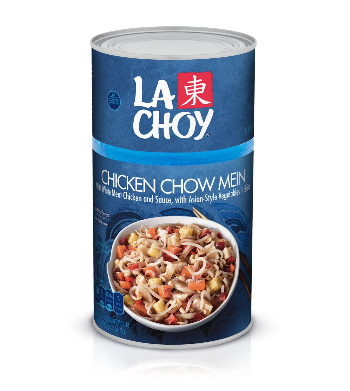 La Choy Chicken Chow Mein, White Meat Chicken and Vegetables in Sauce, 42 oz…