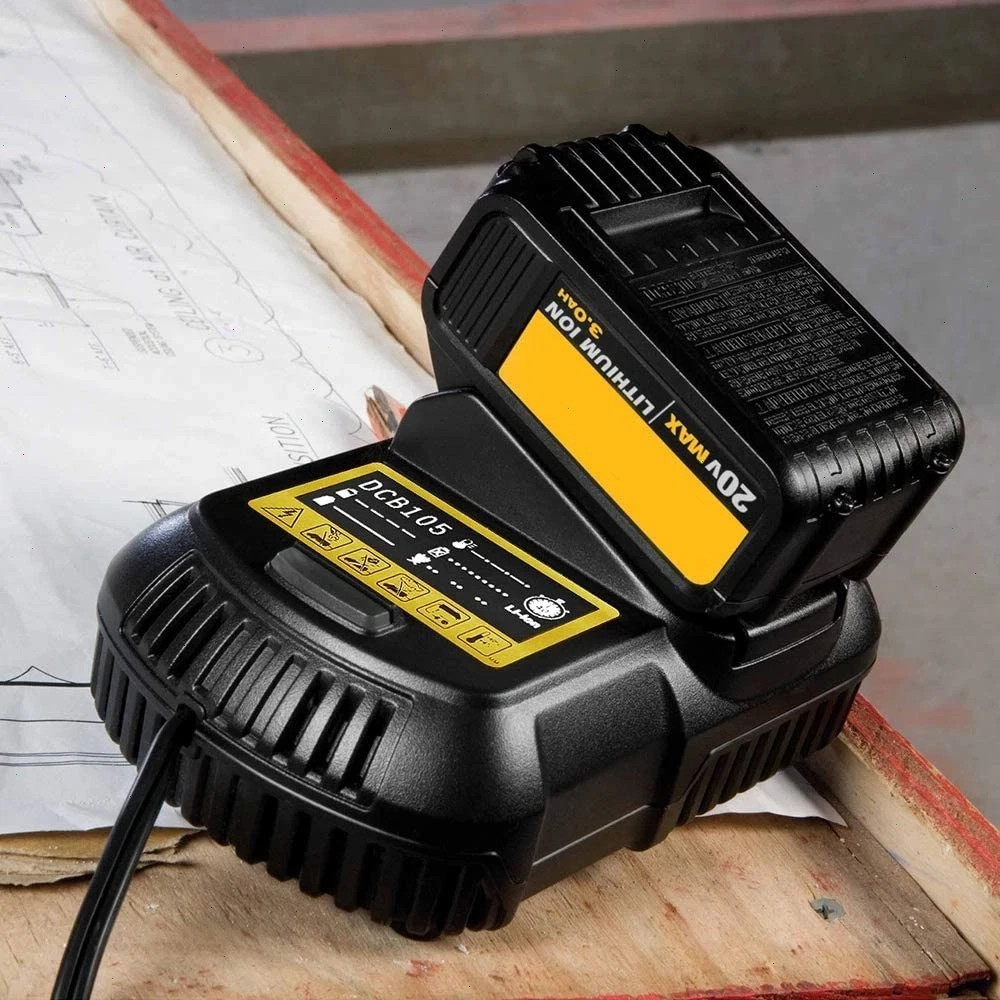 Pack 12.0AH For DeWalt 20V 20 Volt Max XR Lithium Ion Battery DCB206-2 DCB205-2