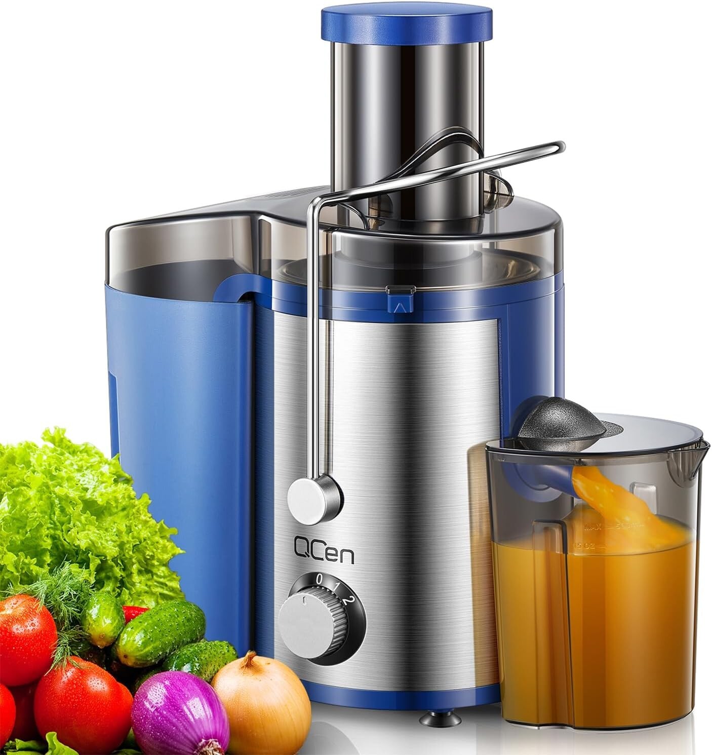 Efficient 800W Juicer with Dishwasher Safe Parts – Fast & Easy Juice Extraction