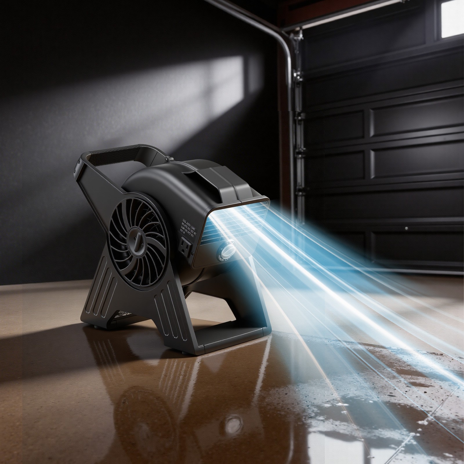 VEVOR 13 in Blower Portable Utility Floor Fan 300 CFM for Drying Dehumidifying