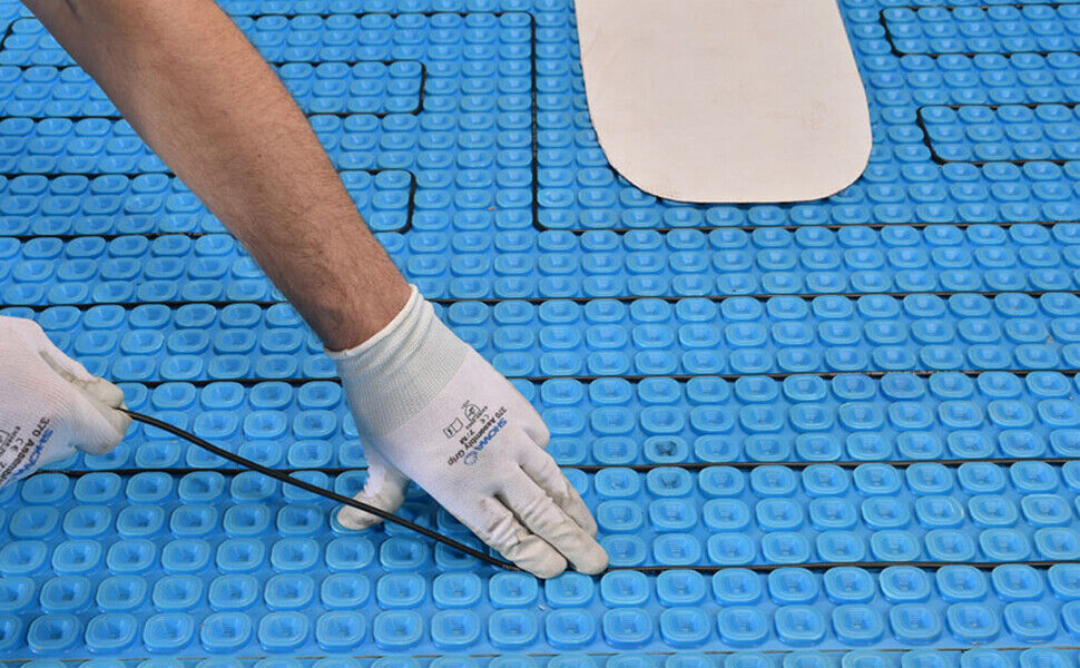 120V Electric Radiant Floor Membrane Under Tile Heating System, Warming Systems