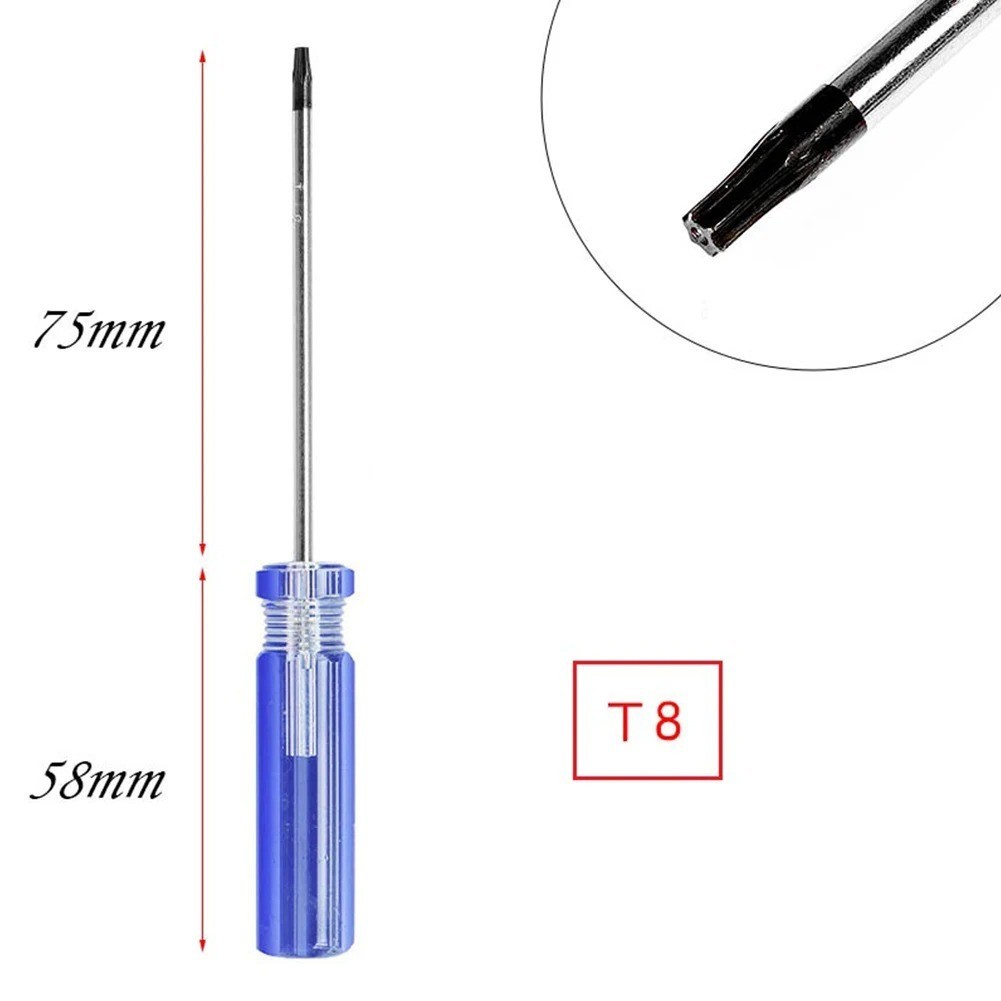 Torx T8 Screwdriver Magnetic TR8 Proof Hdd PS5 Security PS4 PS3 Xbox 360 T8H