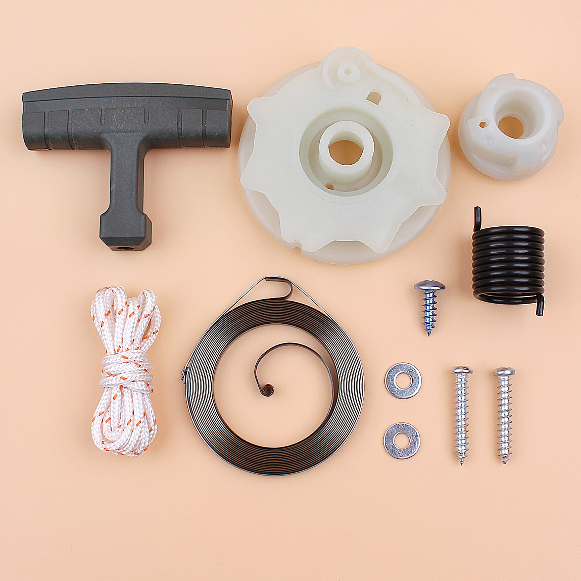 Recoil Starter Handle Pulley Spring For Husqvarna 137 142 235 240 236 Chainsaws