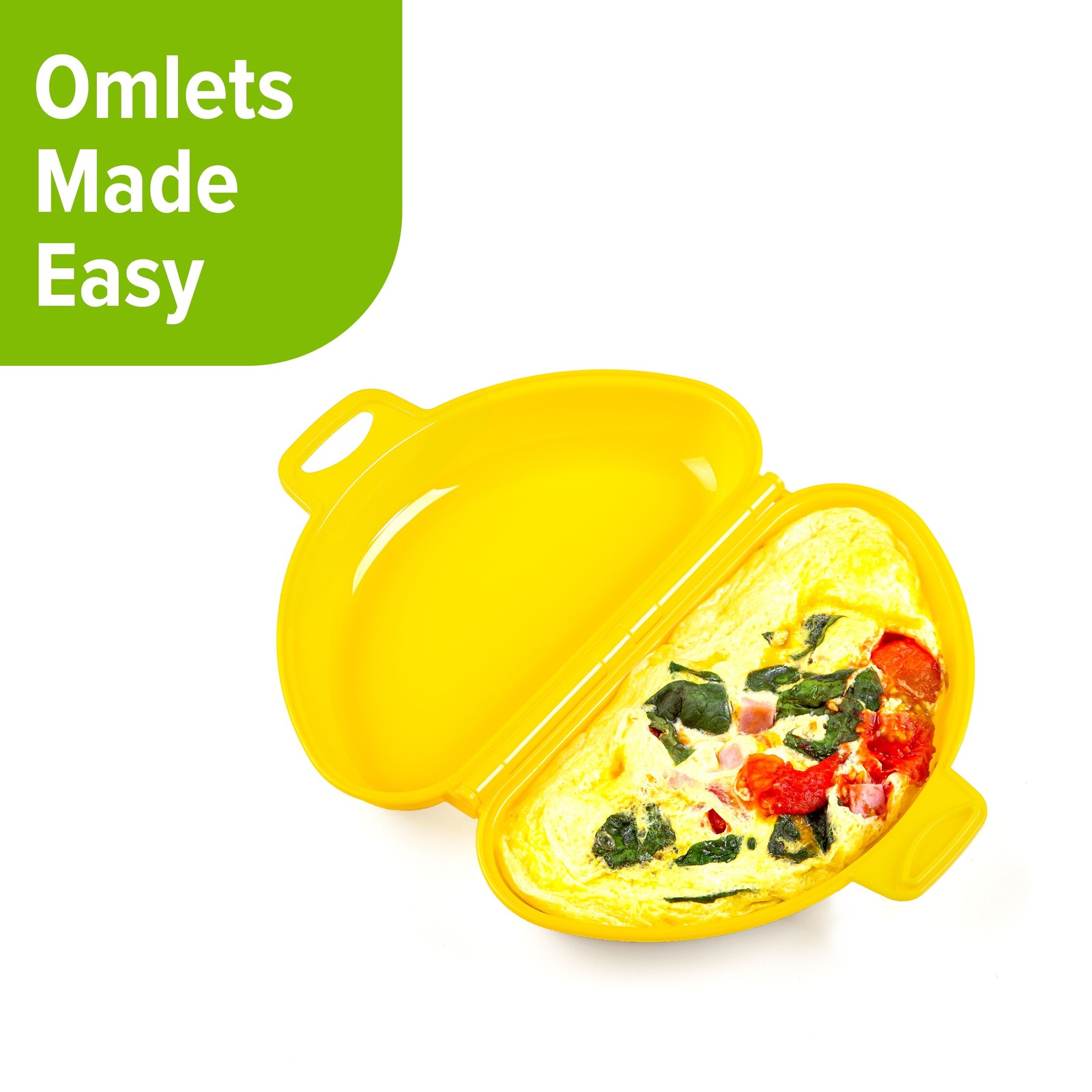 PrepSolutions 4-in-1 Microwave Egg Cooker Dishwasher Safe Parts
