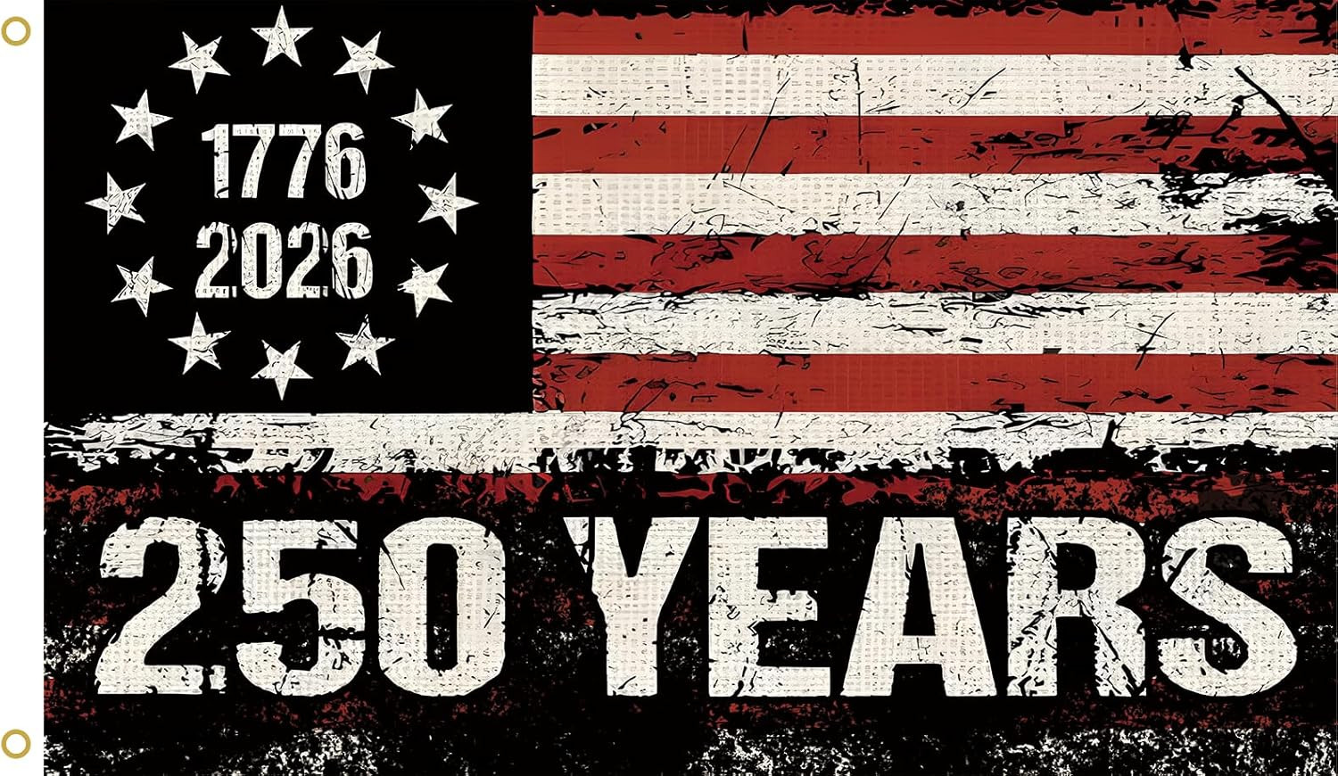 250 Years America Flag, 3X5 Ft, USA 250Th Anniversary Patriotic Design,1776-2026