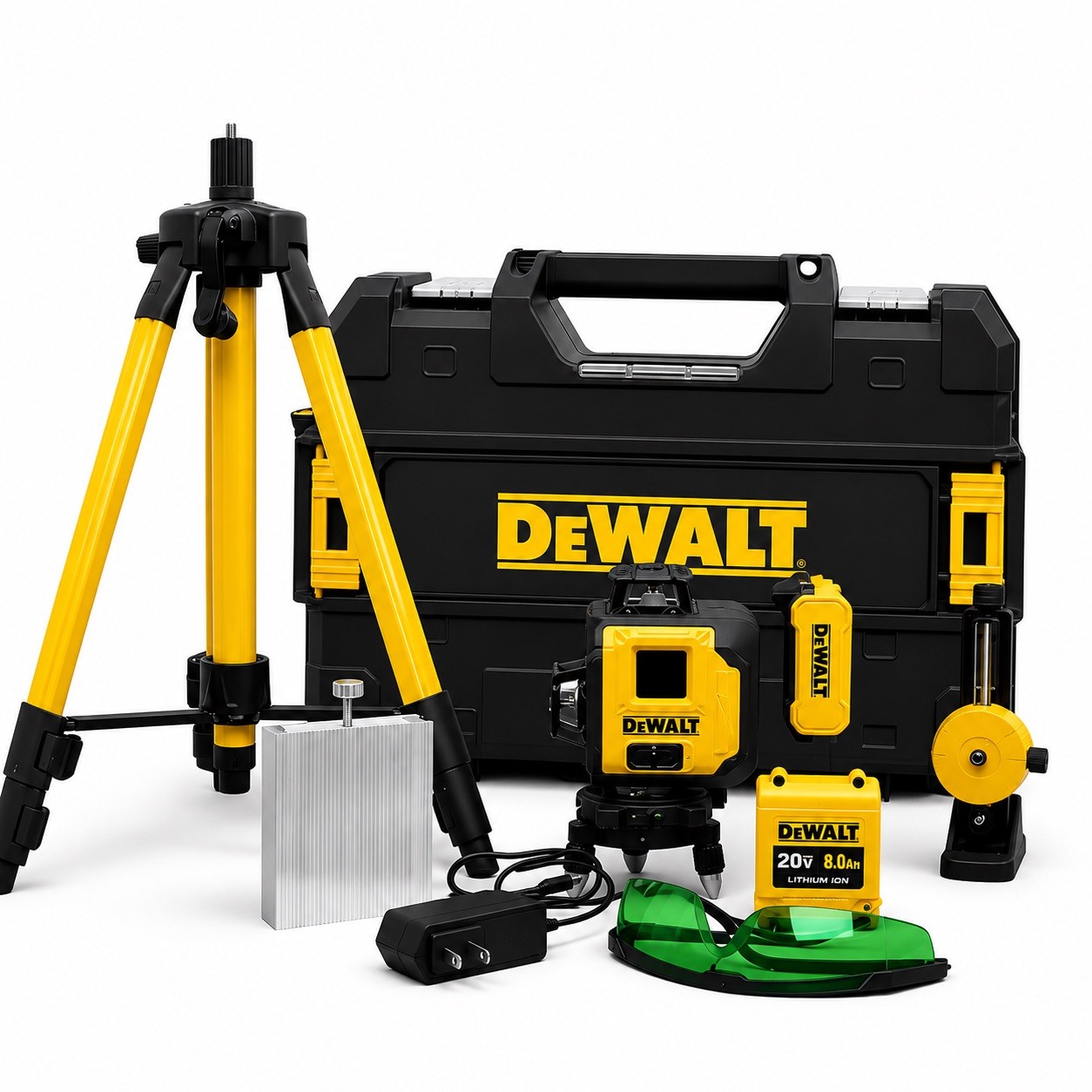 DEWALT Self Leveling Green Beam Laser 16 Lines in 3×360° for Ultimate Precision