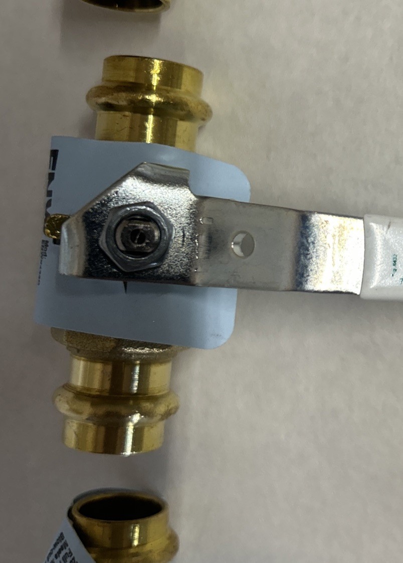 10 PCS 1/2″ X 1/2″ Press Fit Full Port Ball Valves, 1/4- Turn, Lead Free Brass