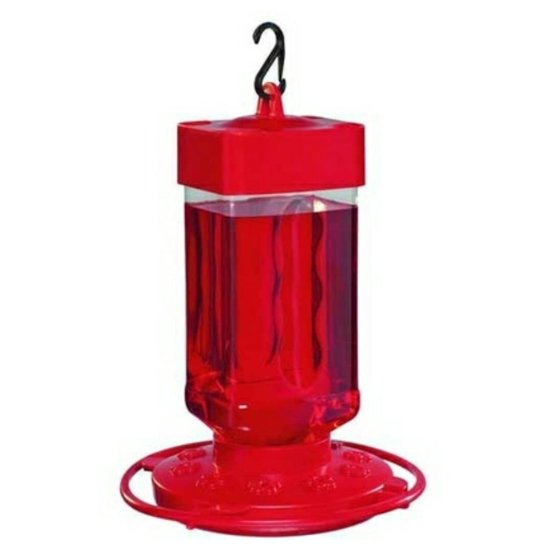 FIRST NATURE HUMMINGBIRD FEEDER 32 OZ WIDE MOUTH #3055 EASY CLEAN MADE IN USA!