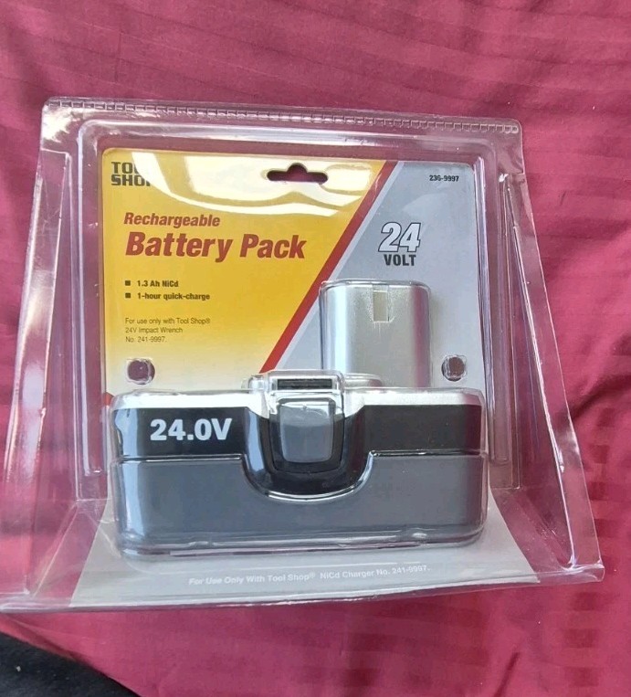 NEW SEALED Tool Shop 236-9997 24V 1.3Ah NiCd Battery Pack Impact Wrench