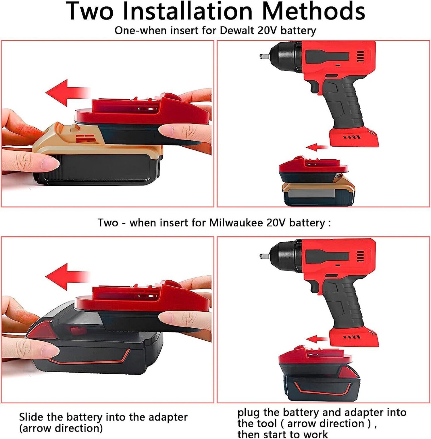 Battery Adapter For Dewalt 20V Battery Convert to For Snap-on 18V Tool DM18SNAP
